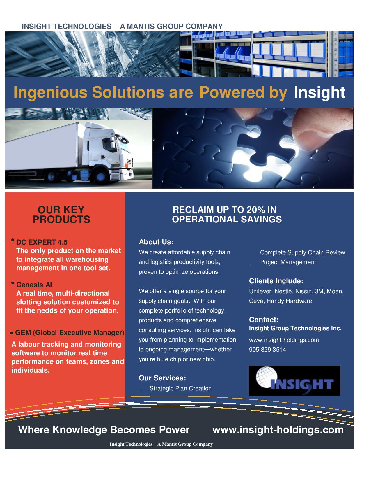 Insight Group Flyer